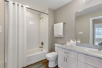 Spacious bathroom
